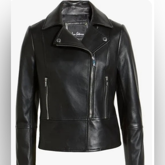 🎉 Host Pick🎉 Sam Edelman Peplum Leather Moto Jacket - Picture 6 of 8